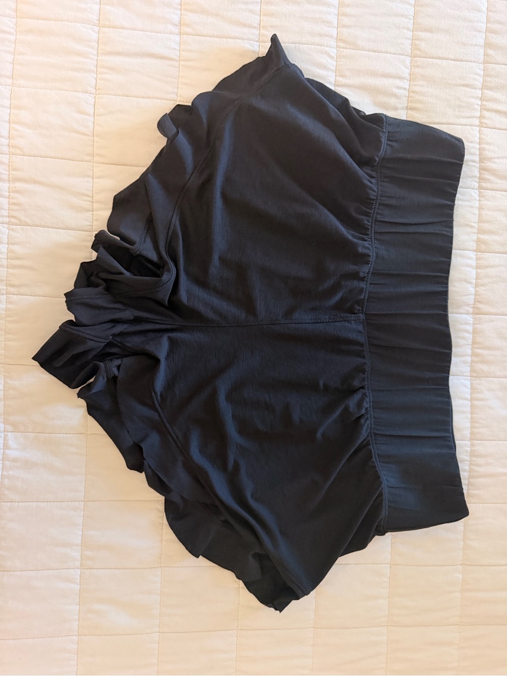 Free people flutter relaxing/ coverup/ pjs shorts with flutter hem